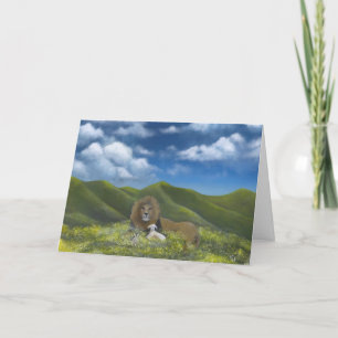 Festiva Tarjeta de pascua divina de la paz