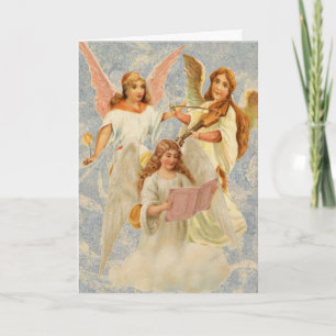 Festiva Tarjeta de pascua divina de los ángeles