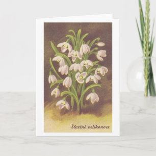 Festiva Tarjeta de Pascua Eslovaca/Checa