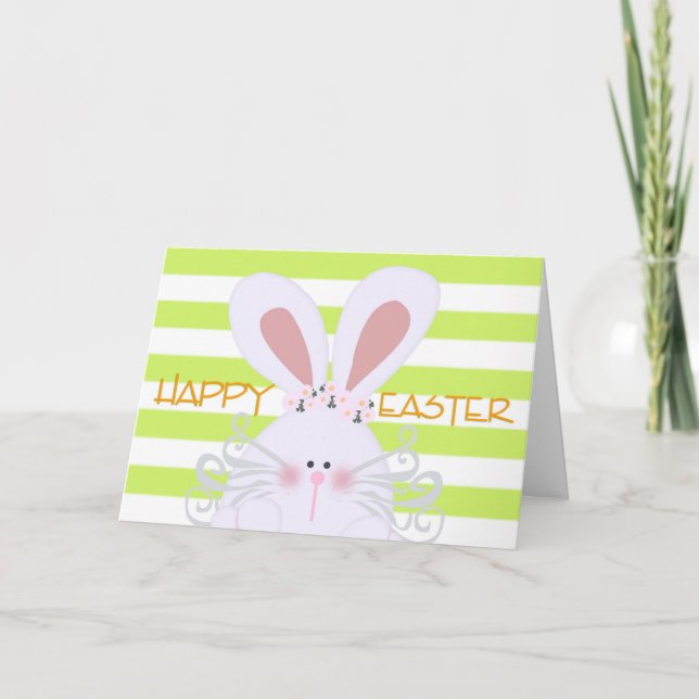 Festiva Tarjeta de pascua feliz (Anverso)