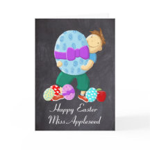 Tarjeta de pascua feliz del profesor