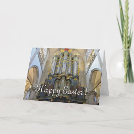 Festiva Tarjeta de pascua holandesa del órgano