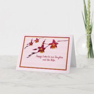 Festiva Tarjeta de Pascua para tu hija y su esposa.