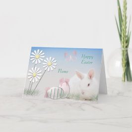 Festiva Tarjeta de Pascua Personalizada