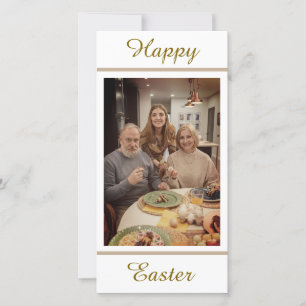 Festiva Tarjeta de Pascua Personalizada - Añade tus deseos