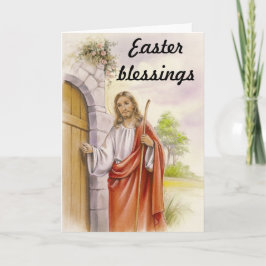 Festiva Tarjeta de pascua religiosa