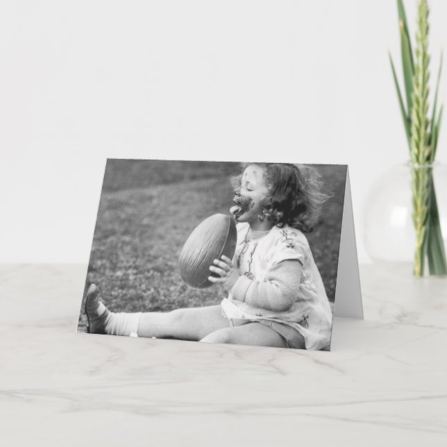 Festiva Tarjeta de Pascua - Una Pascua muy feliz (Anverso)