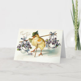 Festiva tarjeta de Pascua Vintage de 1910