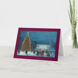 Festiva Tarjeta de Paul McGehee "navidad en Washington"