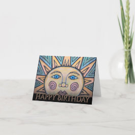 Festiva Tarjeta de Paz Feliz Cumpleaños