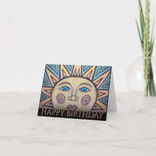 Festiva Tarjeta de Paz Feliz Cumpleaños