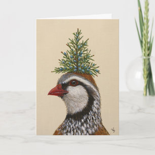 Festiva tarjeta de perdigones de los navidades