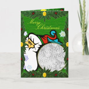 Festiva Tarjeta de Personalizable de Santa Claus