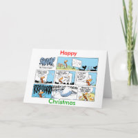Tarjeta de Personalizado de aviación para Navidade