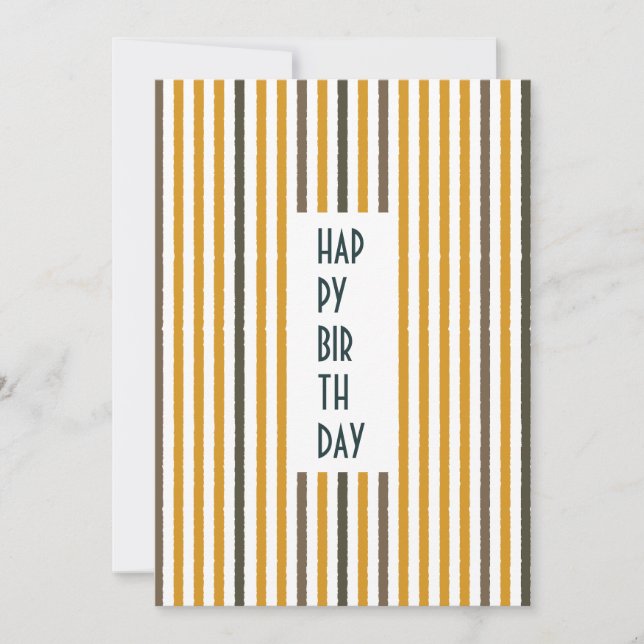 Festiva Tarjeta de Personalizado de senderos Echo - Bandas (Anverso)