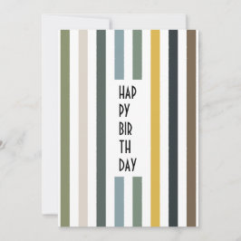 Festiva Tarjeta de Personalizado de senderos Echo - franja