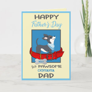 Festiva Tarjeta de Personalizado del Día del Padre de tu C
