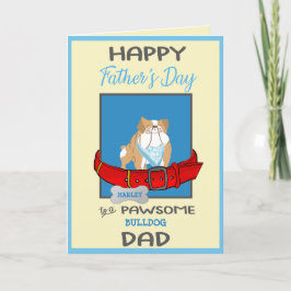 Festiva Tarjeta de Personalizado del Día del Padres de su 