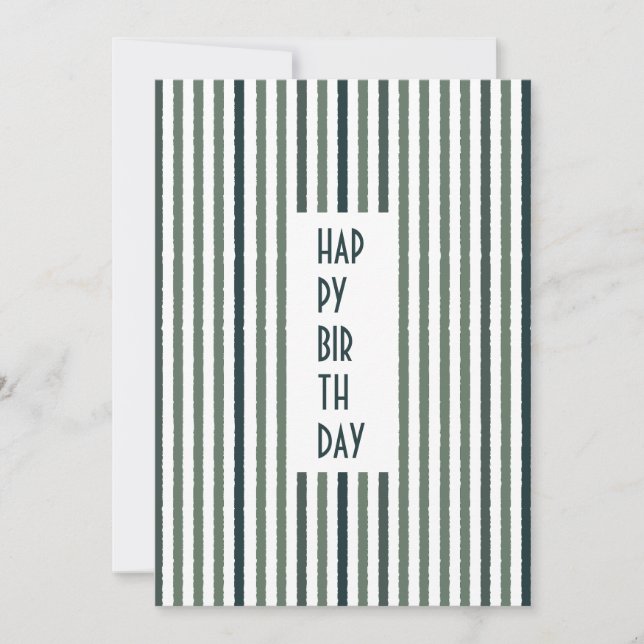 Festiva Tarjeta de Personalizado Echo Trails - Matcha Gree (Anverso)