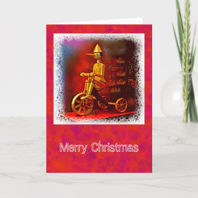 Festiva Tarjeta de Pinocho (Anverso)