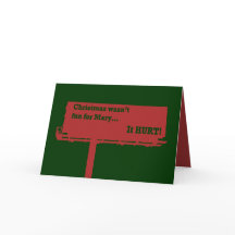 Tarjeta de pizarra para Navidades divertidos