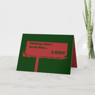 Festiva Tarjeta de pizarra para Navidades divertidos
