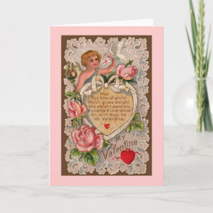 Festiva Tarjeta de poema de Cupid