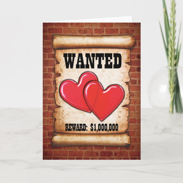 Festiva Tarjeta de prisión - Se busca (Anverso)