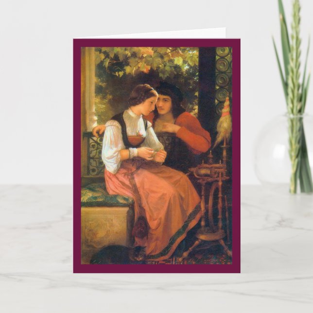 Festiva Tarjeta de propuesta romántica (Anverso)