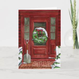 Festiva Tarjeta de puerta de vacaciones