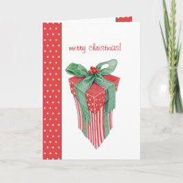 Festiva Tarjeta de puntos de regalo para Navidades