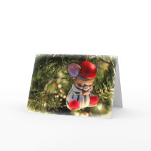 Tarjeta de ratón para navidades