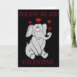 FESTIVA TARJETA DE RECIBIMIENTO DE VALENTINA ELEFANTE