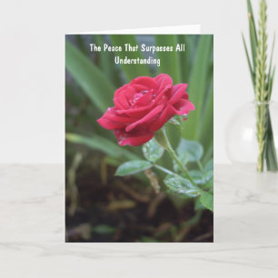 Festiva Tarjeta de recluso cristiano con mensaje de gospel