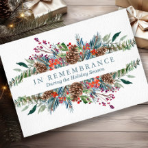 Tarjeta de recuerdo de navidades | Wreath Navidade