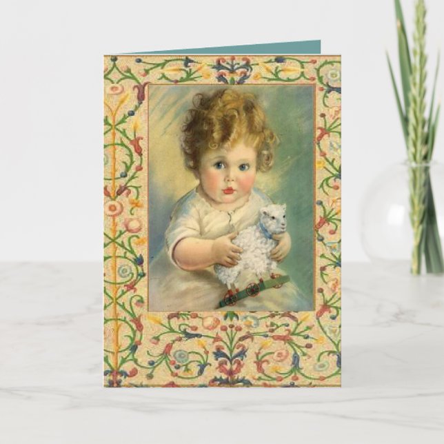 Festiva Tarjeta de Recuerdos Sweet Easter (Anverso)