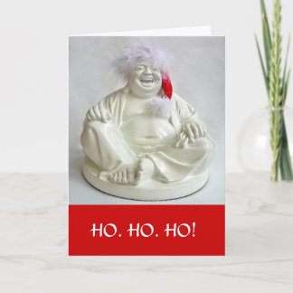 Festiva Tarjeta de regalo de vacaciones de Buda de risa