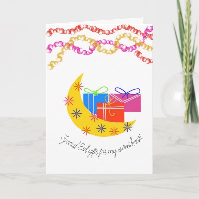 Festiva Tarjeta de regalo especial Eid (Anverso)