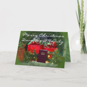 Festiva Tarjeta de regalo para navidades - personalizar