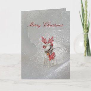Festiva Tarjeta de reno para navidades de Janz
