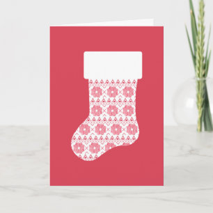 Festiva Tarjeta de reposición de Navidades de Winter Knit