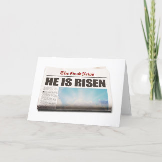 Festiva Tarjeta de resurrección cristiana