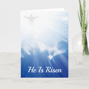 Festiva Tarjeta de resurrección cristiana