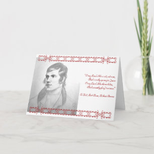 Festiva Tarjeta de Robert Burns