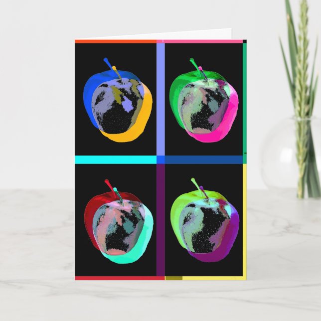 Festiva Tarjeta de Rosh Hashaná (Anverso)