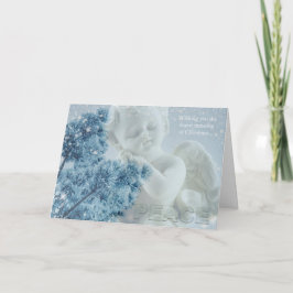 Festiva Tarjeta de saludo Angel of Peace para navidades