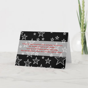 Festiva Tarjeta de saludo Biblia contra Navidades Estrella