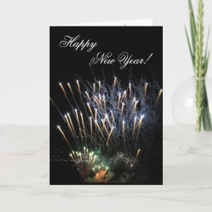Festiva Tarjeta de saludo de Año Nuevo