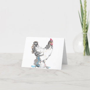 Festiva Tarjeta de saludo de Chicken Hen