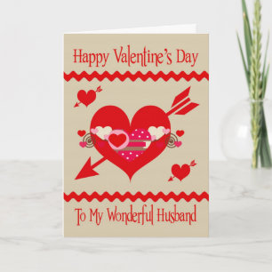Festiva Tarjeta De Saludo De el día de San Valentín A Mari